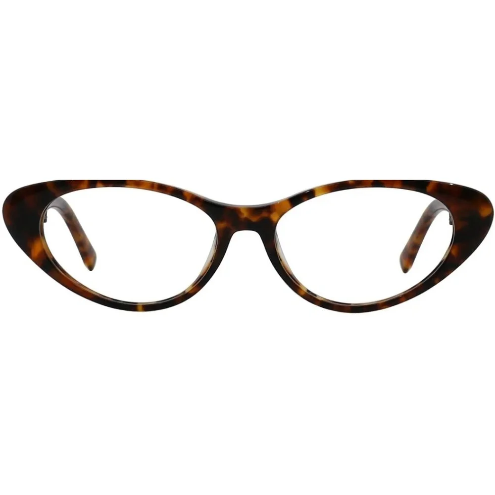 Tortoiseshell Cat Eye Glasses One Size Brown Black